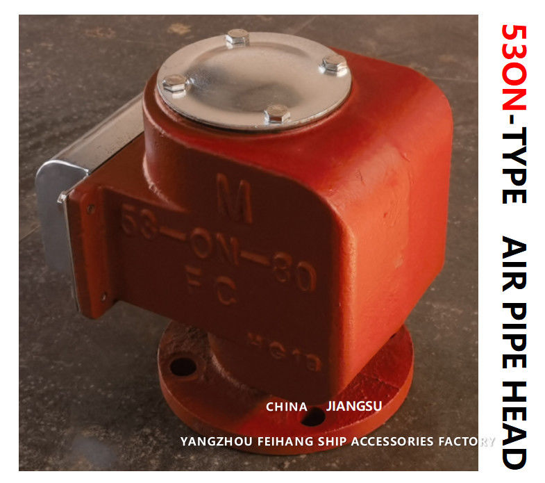 Tipo do flutuador IMPA872303/tipo ferro fundido Marine Air Vent Head 53ON-80A de Floatball