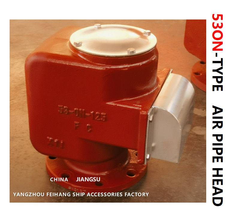 Tipo do flutuador IMPA872303/tipo ferro fundido Marine Air Vent Head 53ON-80A de Floatball