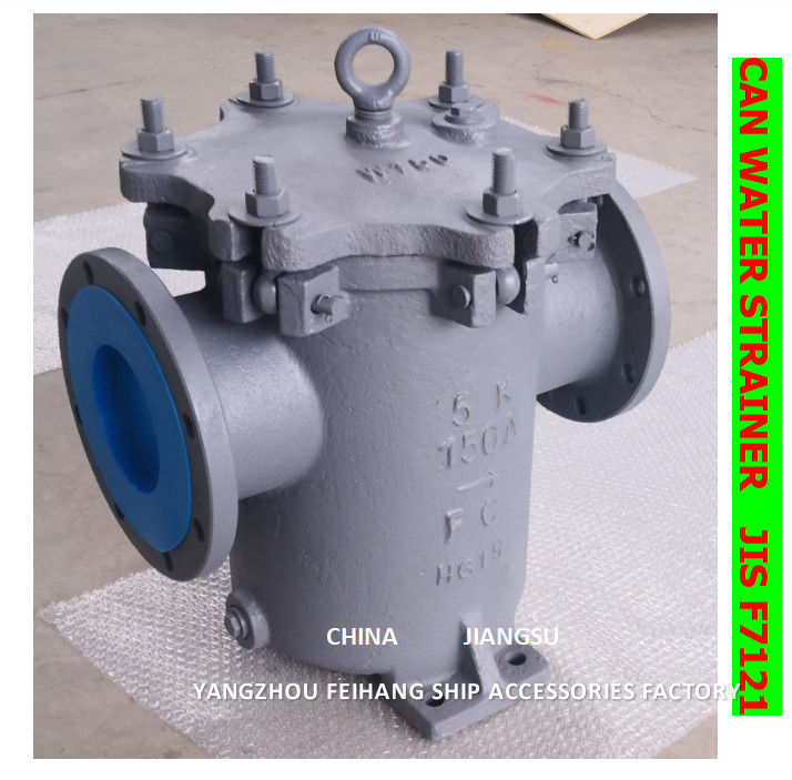 FILTROS DE ÁGUA MARINHA PODE JIS F7121-CAN FILTROS DE ÁGUA CORPO CARTUCHO DE FILTRO DE FERRO FUNDIDO AÇO INOXIDÁVEL