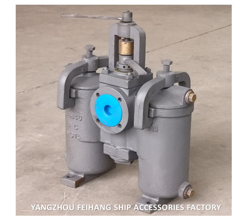 Filtro de óleo duplex tipo H Jis F7208-Marine Filtro de óleo duplex Jis F7208-Duplex Filtro de água