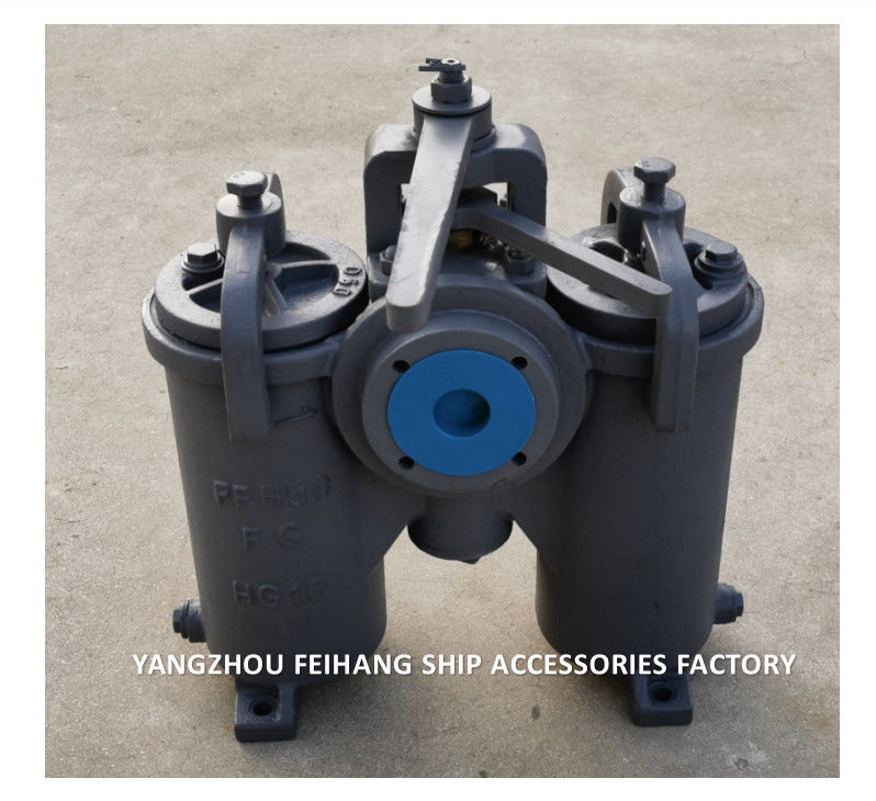 Filtro de óleo duplex tipo H Jis F7208-Marine Filtro de óleo duplex Jis F7208-Duplex Filtro de água