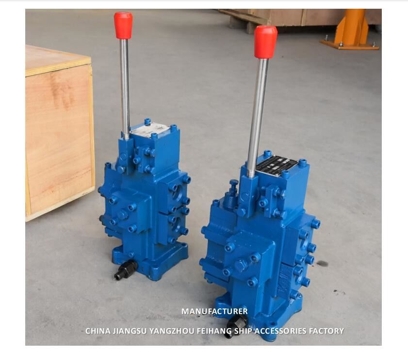 VÁLVULAS DE CONTROLE DE FLUXO PROPORCIONAL MANUAL CSBF-H-G20 PARA BLOCO DE VÁLVULAS DE CONTROLE HIDRÁULICO DE NAVIOS