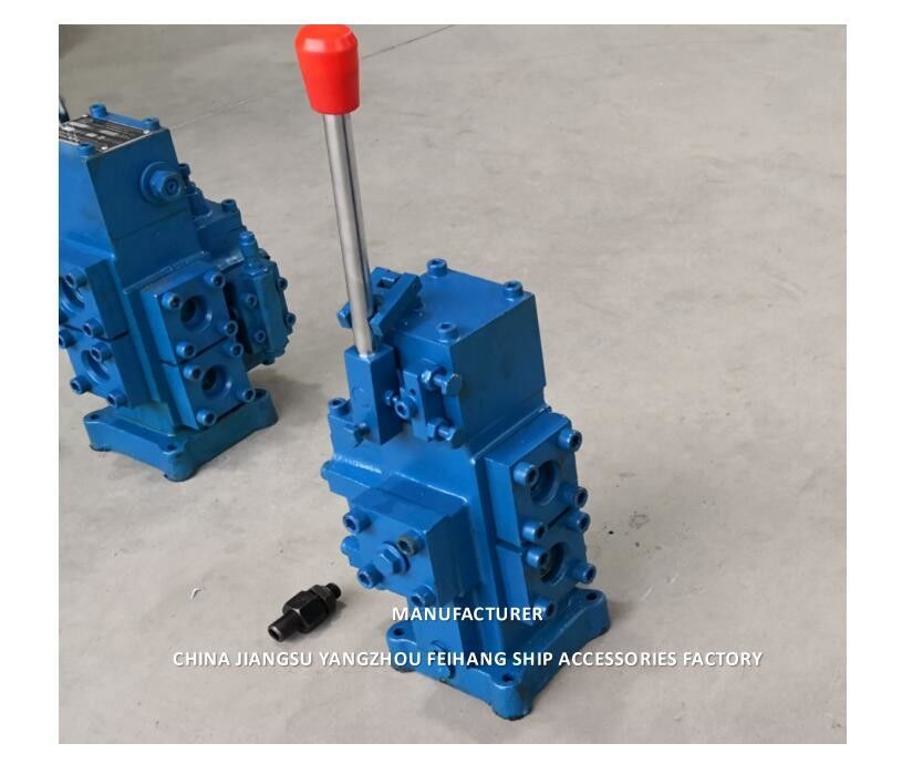 VÁLVULAS DE CONTROLE DE FLUXO PROPORCIONAL MANUAL CSBF-H-G20 PARA BLOCO DE VÁLVULAS DE CONTROLE HIDRÁULICO DE NAVIOS