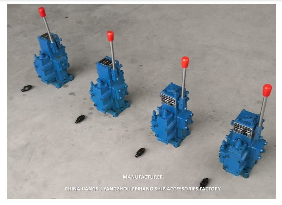 VÁLVULAS DE CONTROLE DE FLUXO PROPORCIONAL MANUAL CSBF-H-G20 PARA BLOCO DE VÁLVULAS DE CONTROLE HIDRÁULICO DE NAVIOS