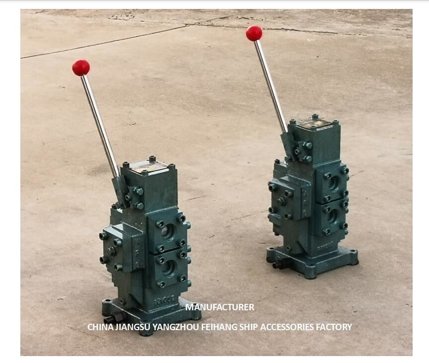 CSBF-G25 VÁLVULAS DE CONTROLE DE FLUXO PROPORCIONAL MANUAL PARA NAVIOS FUNÇÃO DE VÁLVULA DESLIZANTE DE POSIÇÃO MÉDIA M-TYPE