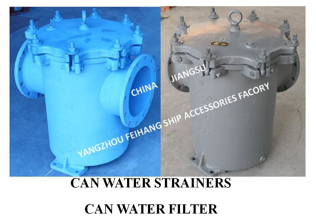 Filtro de água flangeado China JIS F7121 5K / 10K para uso em navios marinhos pode filtrar água 5K-300A