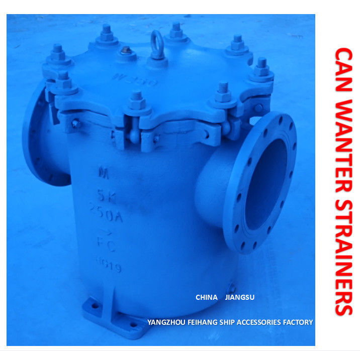 IMPA872011 Marine Can Water Filters 5K-250A S-Type Body - Filtro de ferro fundido - Aço inoxidável