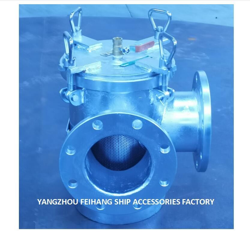 FH-BLS100A CB/T497-94 Marine Right Angle Seawater Filter - filtro de água grosseiro da sução do ângulo direito