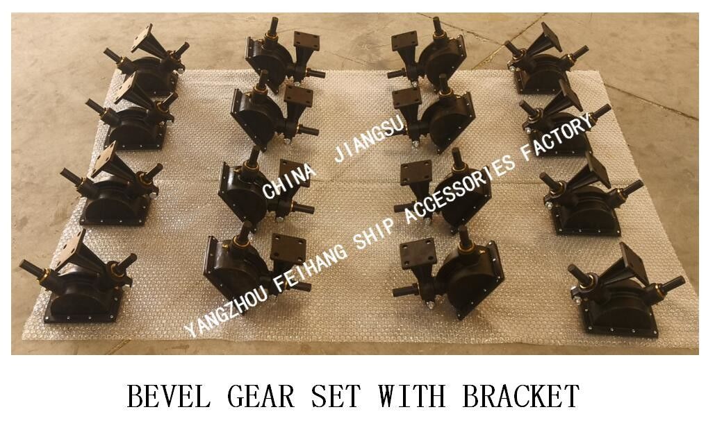 A engrenagem cônica do suporte de B1-27 CB/T3791-1999 Marine Bevel Gear Set With ajustou o suporte B1-33 de Marine Bevel Gear Set With