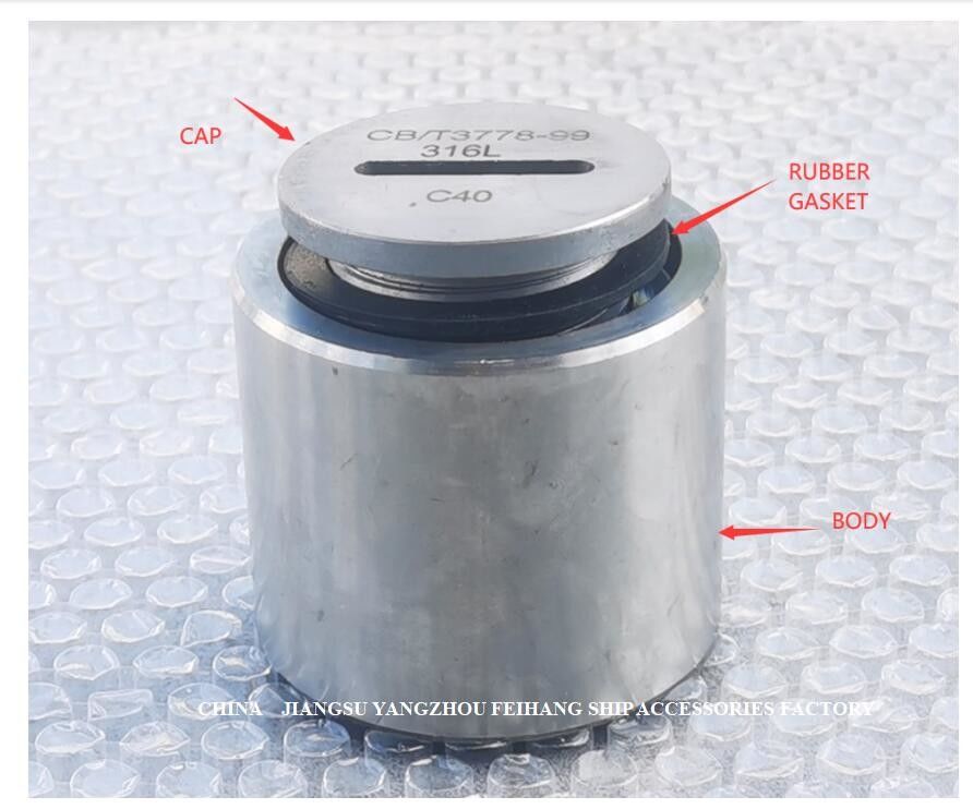 Soando a cabeça C50 da injeção, o tanque de óleo levantou a cabeça de som de aço inoxidável C40 Cb/T3778-1999 da tubulação 316l