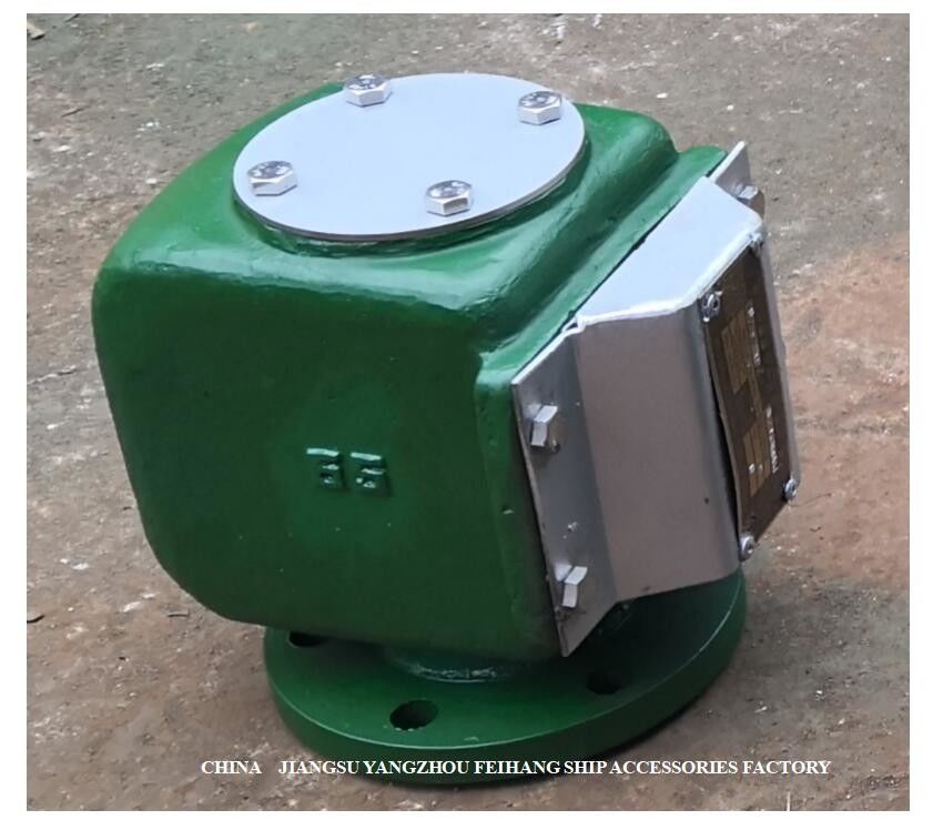 Tipo cabeça do flutuador do respiradouro de ar para a tampa lateral de aço inoxidável de Es 50qt Cb/T3594-1994 do modelo do tanque de F.O. Settling