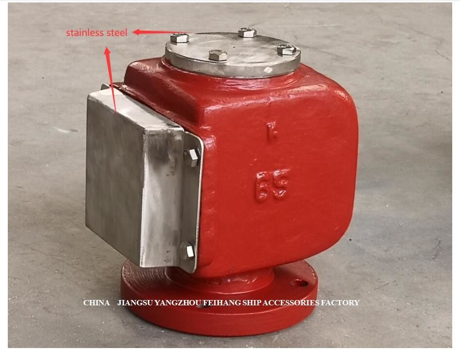Tipo cabeça do flutuador do respiradouro de ar para a tampa lateral de aço inoxidável de Es 50qt Cb/T3594-1994 do modelo do tanque de F.O. Settling