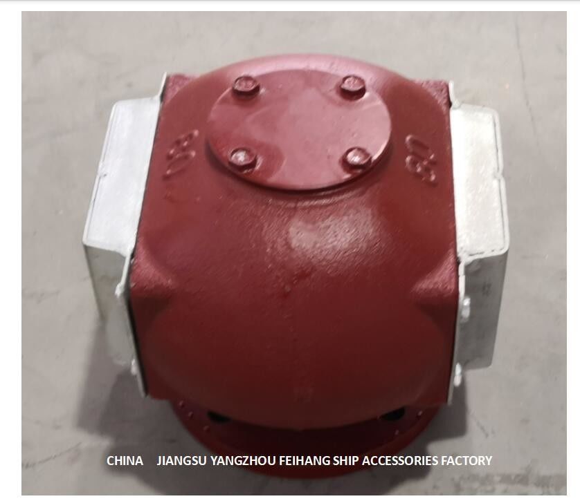 Cabeça da tubulação de Marine Air Pipe Head Air para o modelo do tanque de reator: ES80QT CB/T3594-94