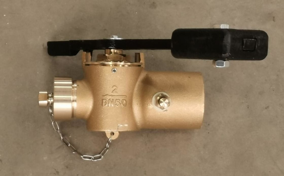 Profundidade de bronze que mede a válvula de fecho automático DN50 CB/T3778-99 para o tanque da água de esgoto