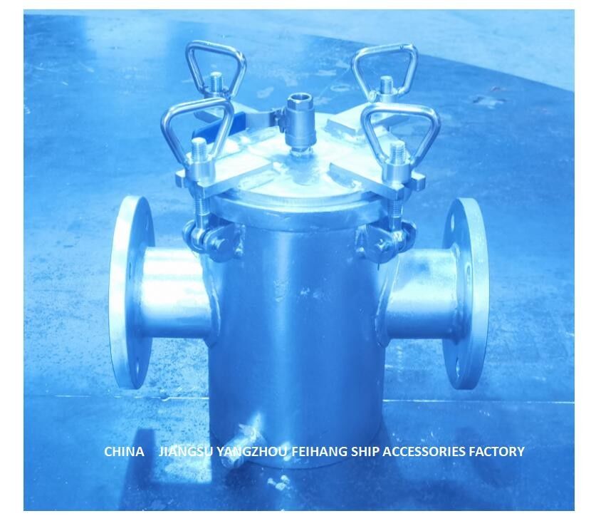 Filtro de água grosseiro da sução para a entrada de bomba auxiliar A80 do Seawater CBM1061-81 Marine Sea Water Strainers