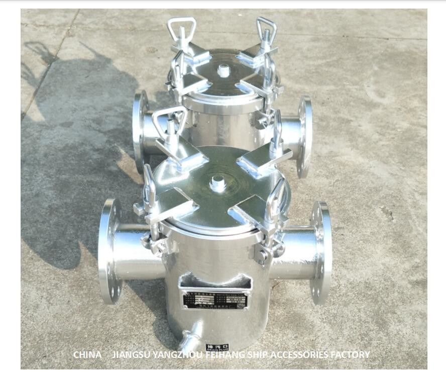 A quente grosseiro do aço carbono do filtro de água AS80 da sução grosseira do filtro de água Cb/T497 galvanizado