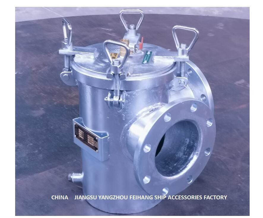 Filtro de água grosseiro da sução do Direito-ângulo para Marine Seawater Cooling System BRS100 CB/T497-2012