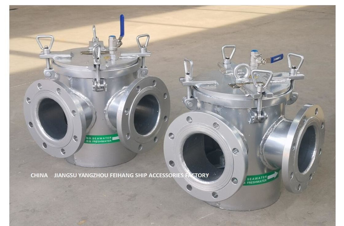 o aço carbono bR125 galvanizou o filtro de água grosseiro, aço carbono galvanizou o filtro de água grosseiro Cb/T497-2012 da sução