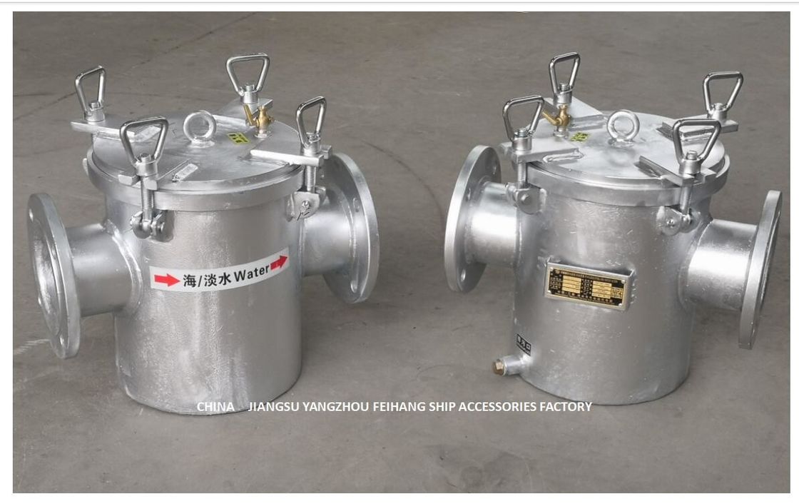 Em linha reta através de Marine Coarse Water Filter Straight através do filtro de água grosseiro As125 da sução Cb/T497-2012