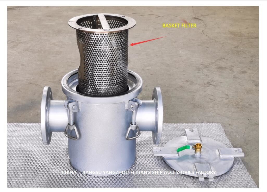 Componentes grosseiros do filtro de água AS100 de Marine Seawater Filter Marine Suction CB/T497-2012