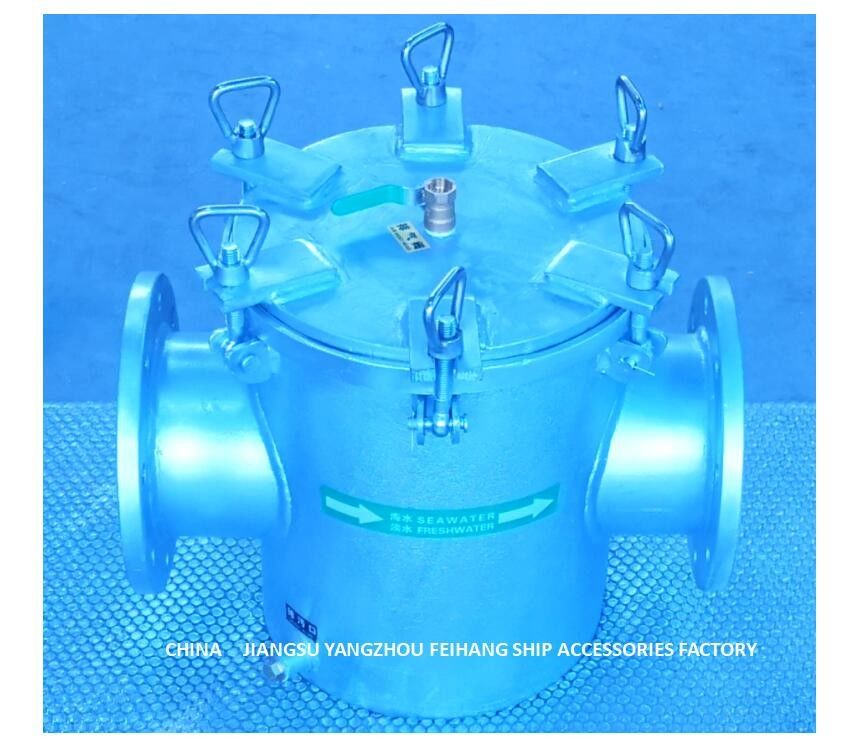 Reto-através do modelo do filtro do Seawater do filtro do Seawater: Corpo galvanizado a quente do aço carbono de BLS150 CBM1061
