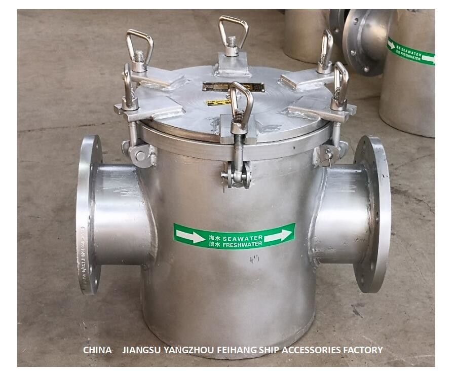 Filtro de água de Marine Sea para o filtro de aço inoxidável galvanizado da bomba de água fresca AS150 CB/T497-2012 aço carbono diário