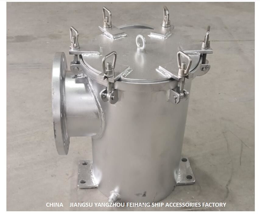 Em linha reta através do filtro de água grosseiro da sução para o material maioria do aço carbono da entrada de bomba AS150 do Seawater CB/T497-2012