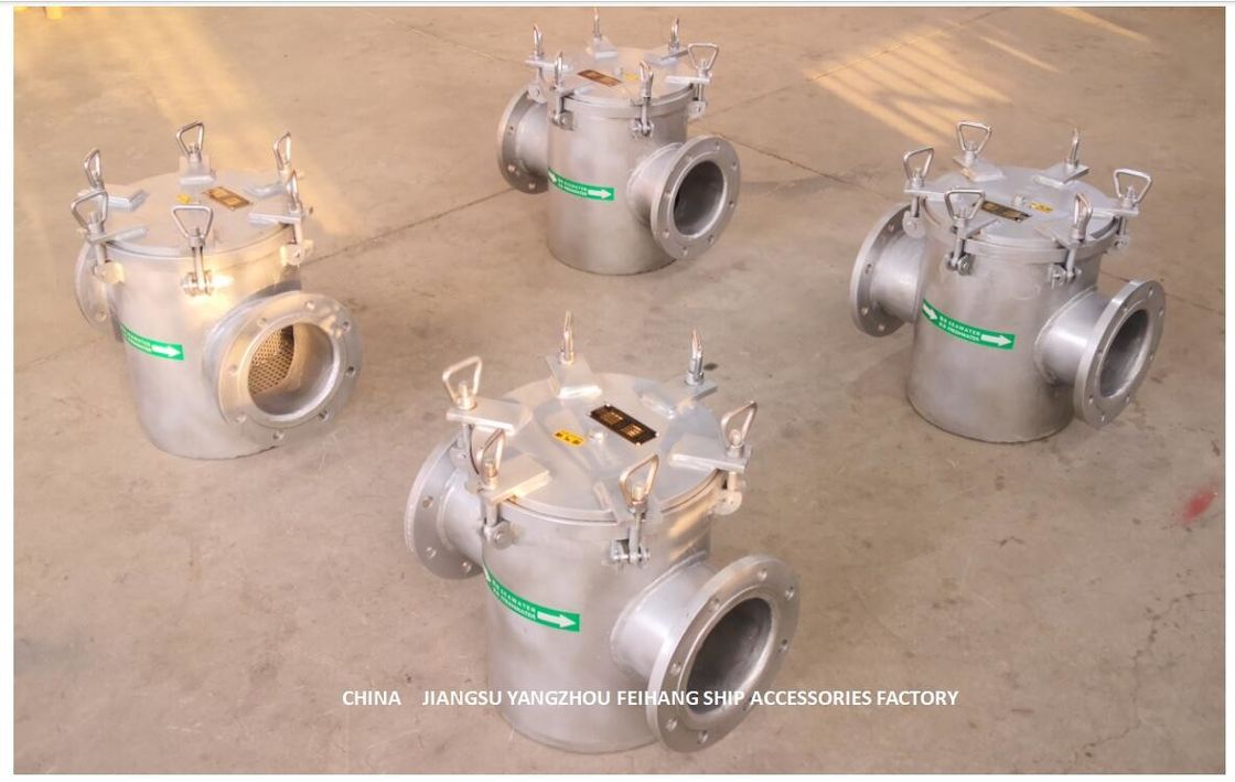 Em linha reta através do filtro de água grosseiro da sução para o material maioria do aço carbono da entrada de bomba AS150 do Seawater CB/T497-2012
