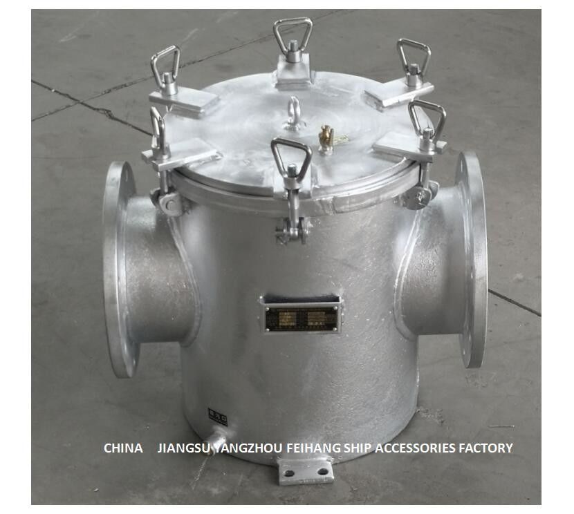 Entrada de bomba maioria do Seawater de AS200 CB/T497-2012 Reto-através do filtro galvanizado aço carbono do Seawater
