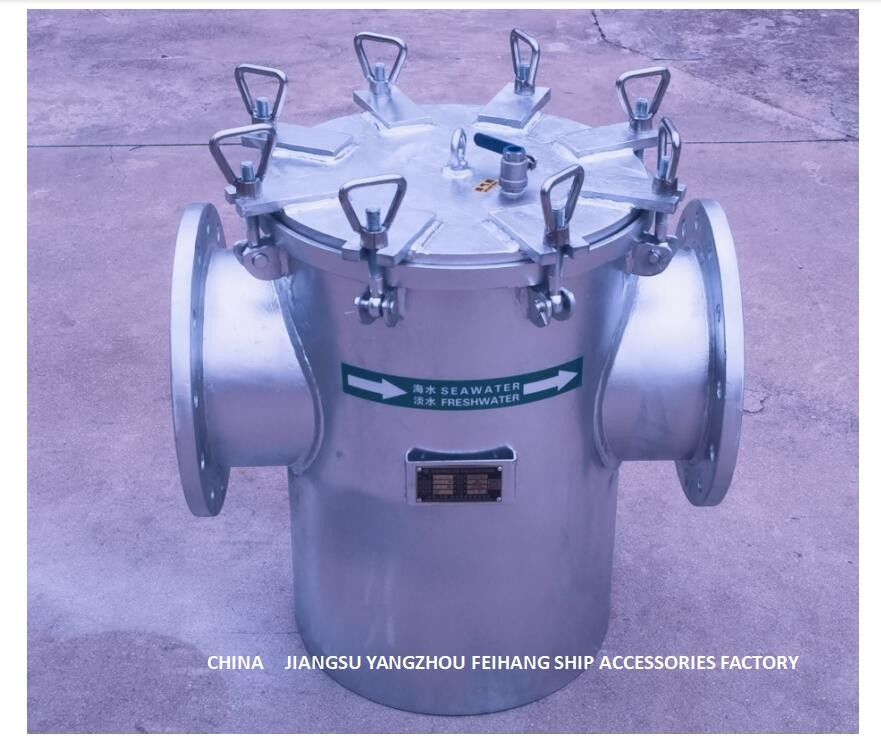 O aço carbono principal da entrada de bomba do Seawater galvanizou o corpo galvanizado a quente do aço carbono dos filtros A250 Cb/T497 da água do mar