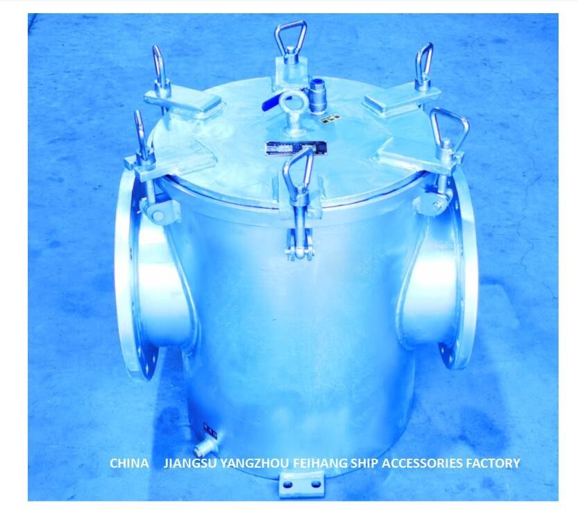 O aço carbono principal da entrada de bomba do Seawater galvanizou o corpo galvanizado a quente do aço carbono dos filtros A250 Cb/T497 da água do mar