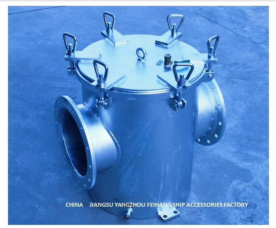 Corpo galvanizado principal do mergulho quente do aço carbono do filtro AS250 CB/T497-94 do Seawater do filtro principal do Seawater