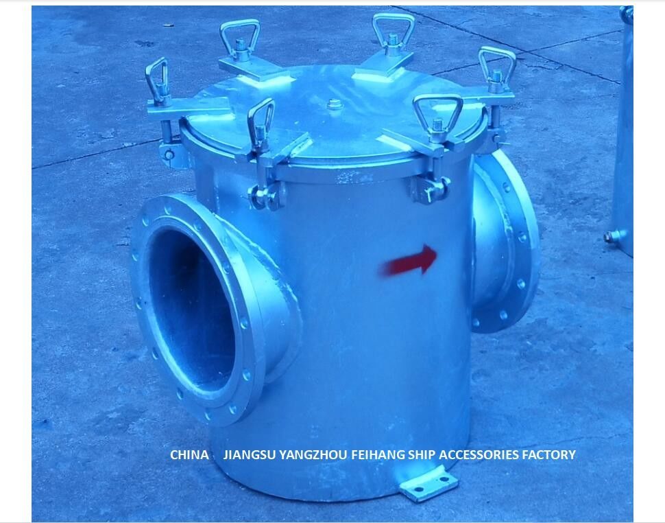 Filtros AS250 Cb/T497 da água do mar para o aço carbono de Bilge Fire Pump Inlet Material galvanizado