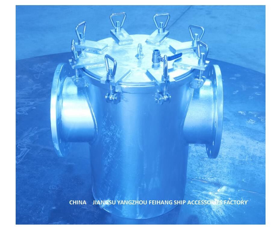 Filtros AS250 Cb/T497 da água do mar para o aço carbono de Bilge Fire Pump Inlet Material galvanizado