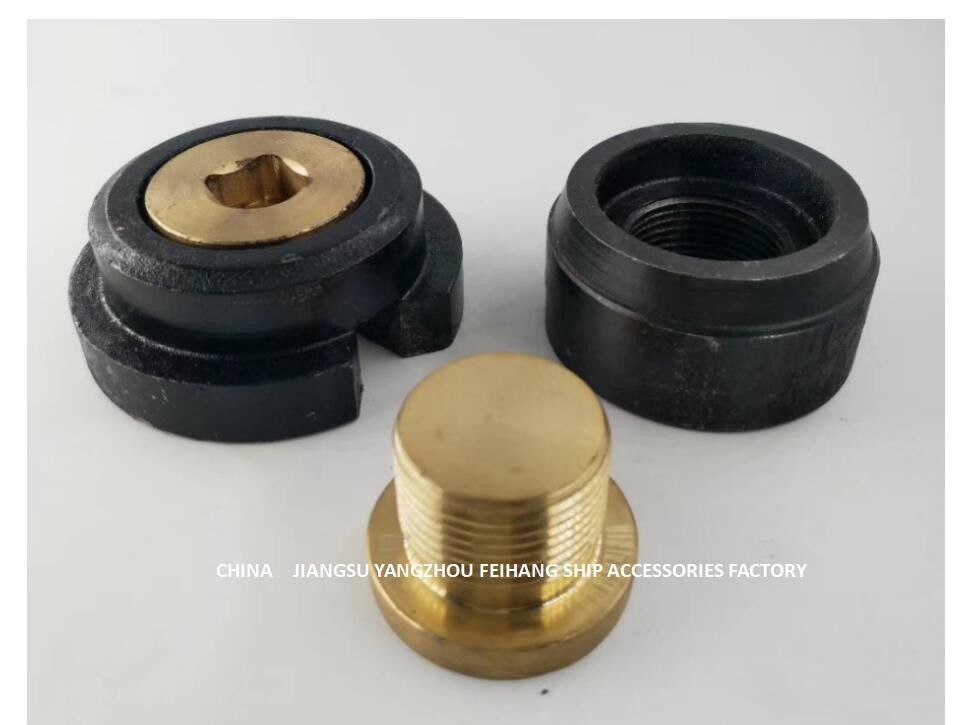 Os materiais componentes principais de CB/T254-1997 Marine Bottom Drain Plug Are como segue