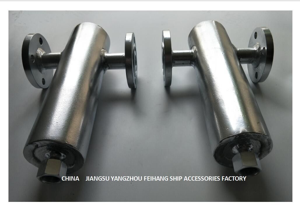 Marine Gas Water Separator - modo galvanizado AS30025 CB/T3572 do separador de água do gás do mergulho quente do aço carbono