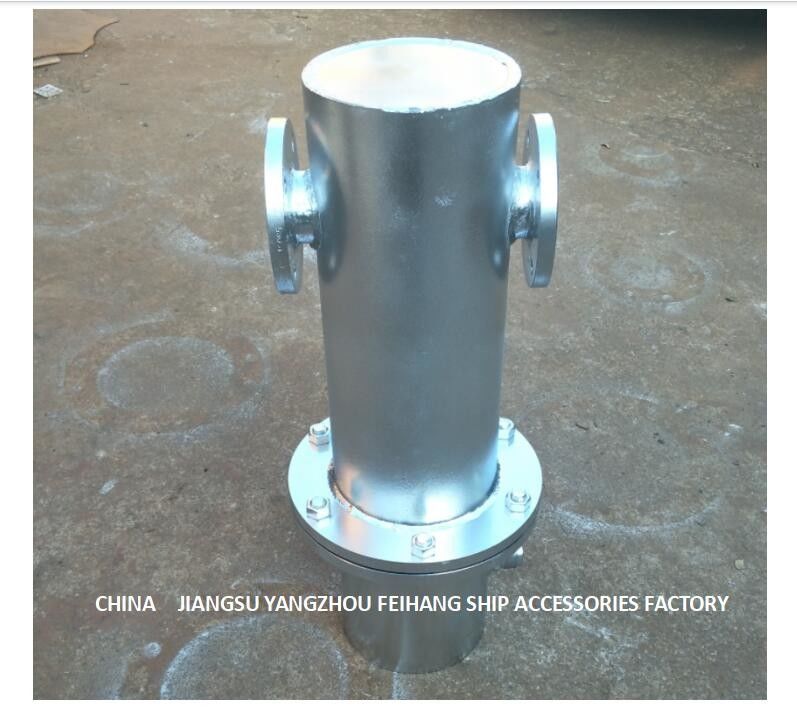 Marine Gas Water Separator - modo galvanizado AS30025 CB/T3572 do separador de água do gás do mergulho quente do aço carbono