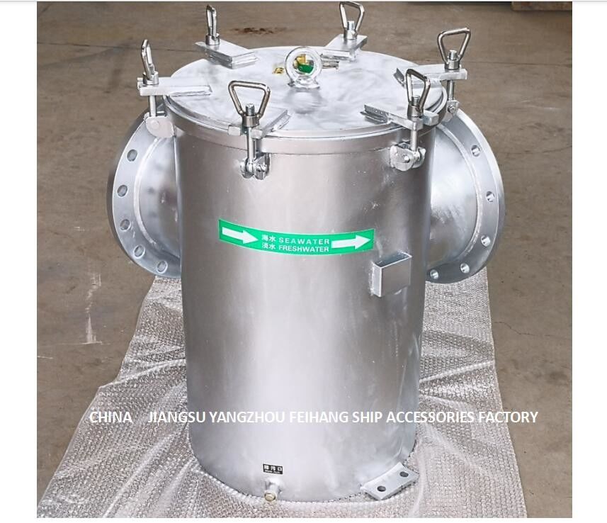 Cilindro galvanizado AS350 de aço inoxidável Cb/T497-2012 do filtro do corpo de filtro do Seawater da porta aço carbono Subsea de nível elevado