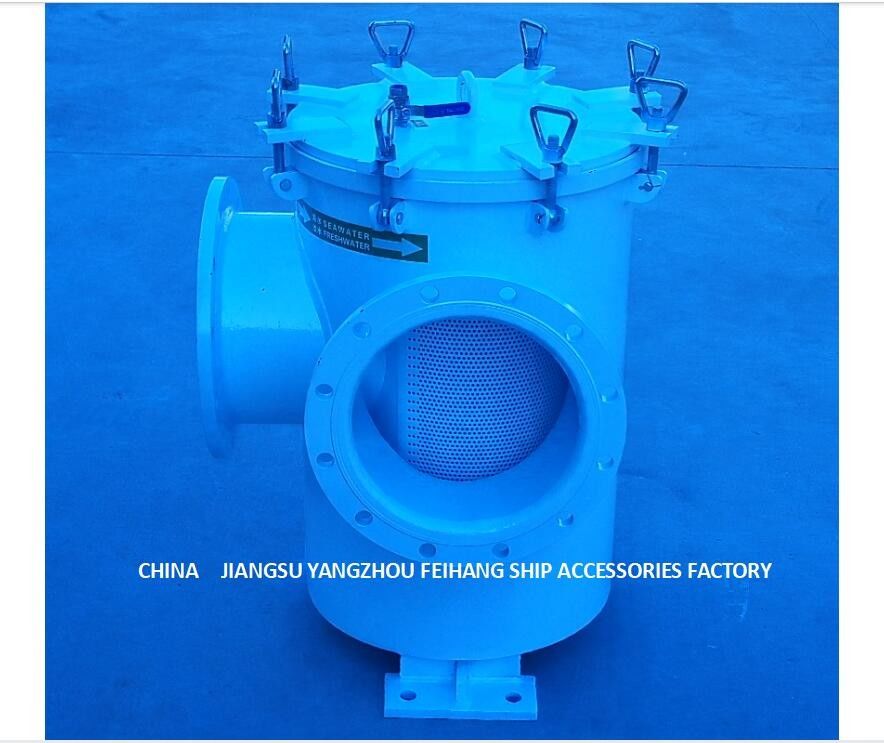 Filtro do Seawater para o cilindro galvanizado BL350 de aço inoxidável Cb/T497-2012 do filtro de GateBody aço carbono Subsea de baixo nível