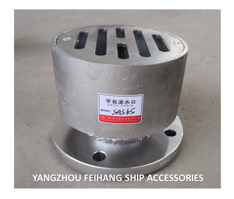 Marine Carbon Steel Galvanized Water selou o porto SAS50 CB/T3885-2014 do escapamento da plataforma