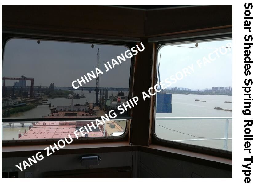 Cortinas da cabina do piloto IMPA150721 - Marine Cockpit Sunshade Roller Blinds - para-sol de filtração claro da isolação térmica da proteção solar