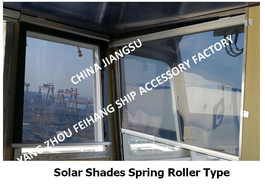 Posicionamento automático de filtração da mola das cortinas de rolo do para-sol Marine Sunshade Roller Blinds Cockpit da luz azul de FH001