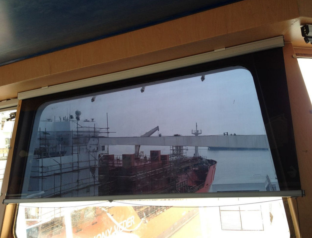 IMPA150721-Solar protege o tipo Marine Cockpit Sunshade Roller Blinds do rolo da mola - cortinas de rolo do para-sol da mola da cabina do piloto