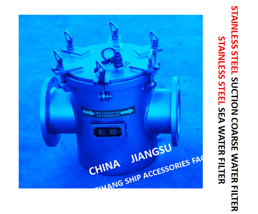 Modelo de aço inoxidável FH-AS150s Cb/T497-2012 do filtro de água do mar do filtro de Marine Stainless Steel Coarse Water
