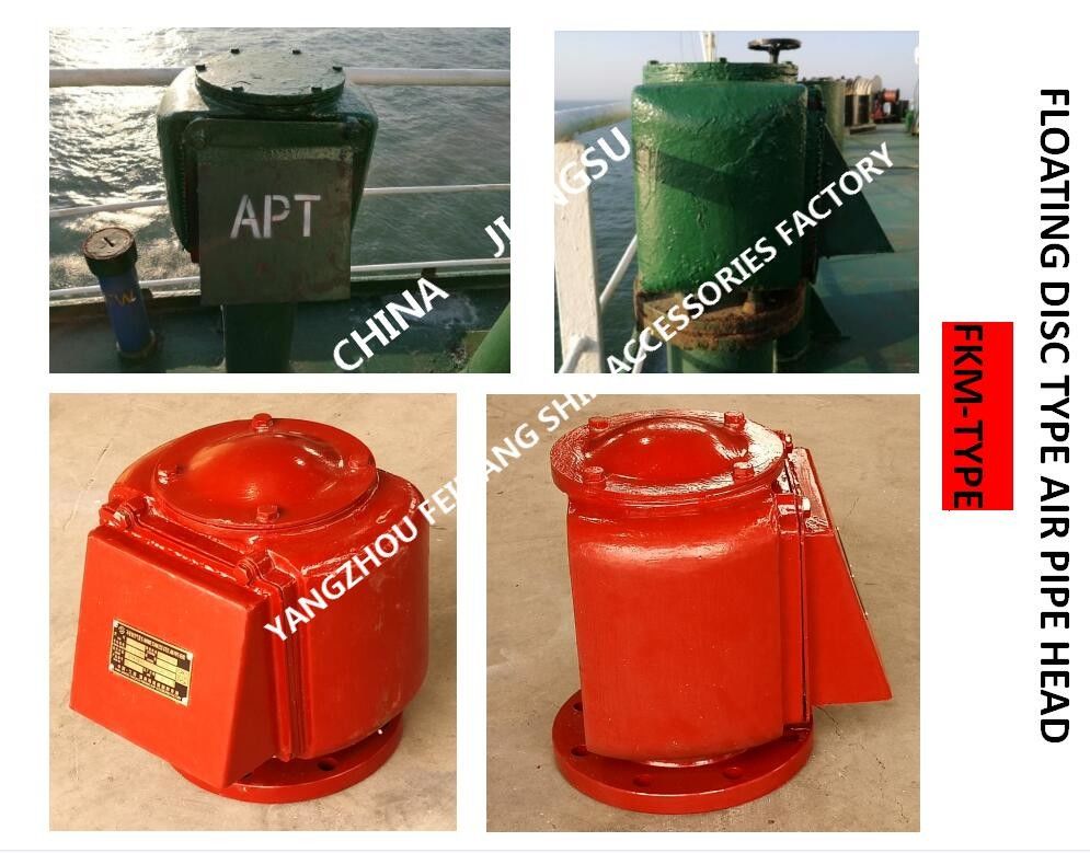 Cabeça da tubulação de ar para o tipo flutuador dútile do flutuador do tanque de água fresca do ferro do corpo de FKM-100A Cb/T3594 de aço inoxidável