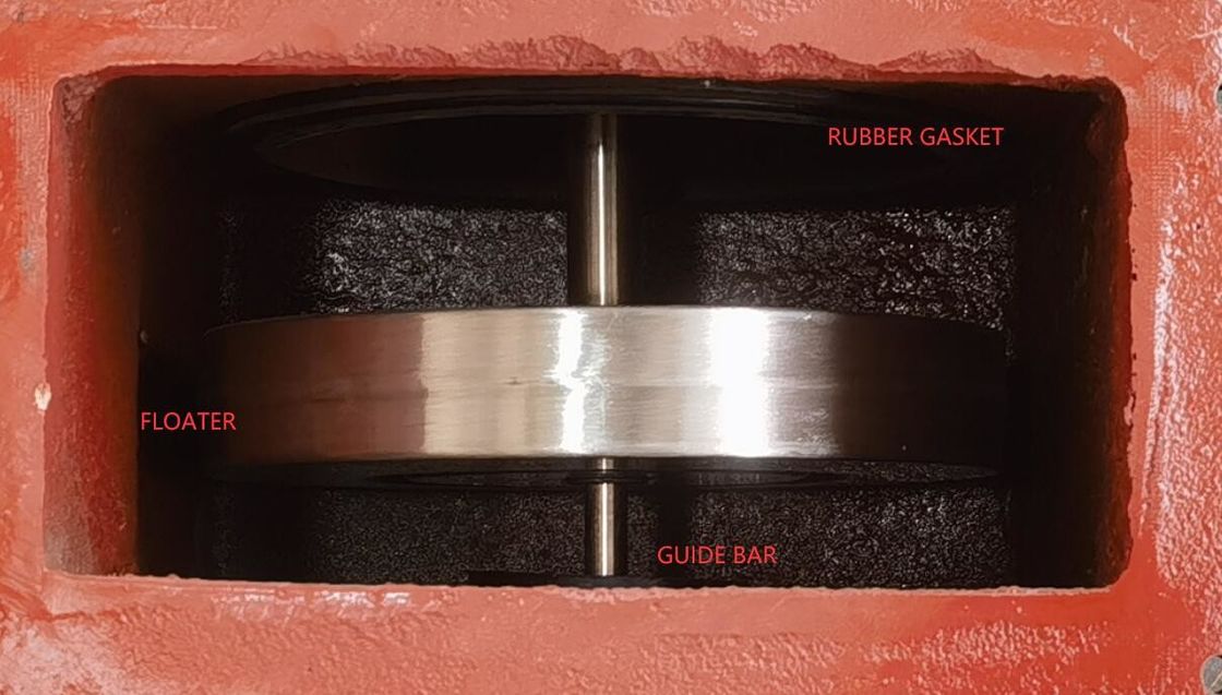 Cabeça de tubo de ar do tanque de óleo tipo disco flutuante SUS316L Cap 53ON-125A respirável