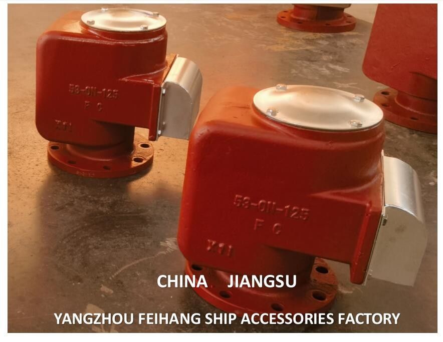 Cabeça de ventilação de disco flutuante de ferro fundido para marinha 53ON CB/T3594