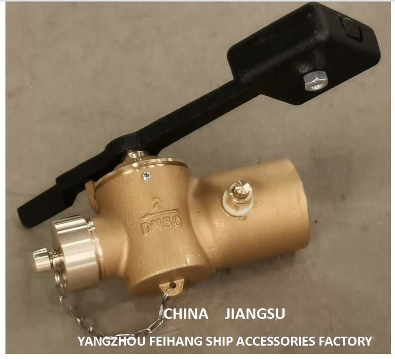 Válvula de auto-fechamento de sondagem do tanque de combustível FH-DN50 CB/T3778-99 Material-bronze com contrapeso