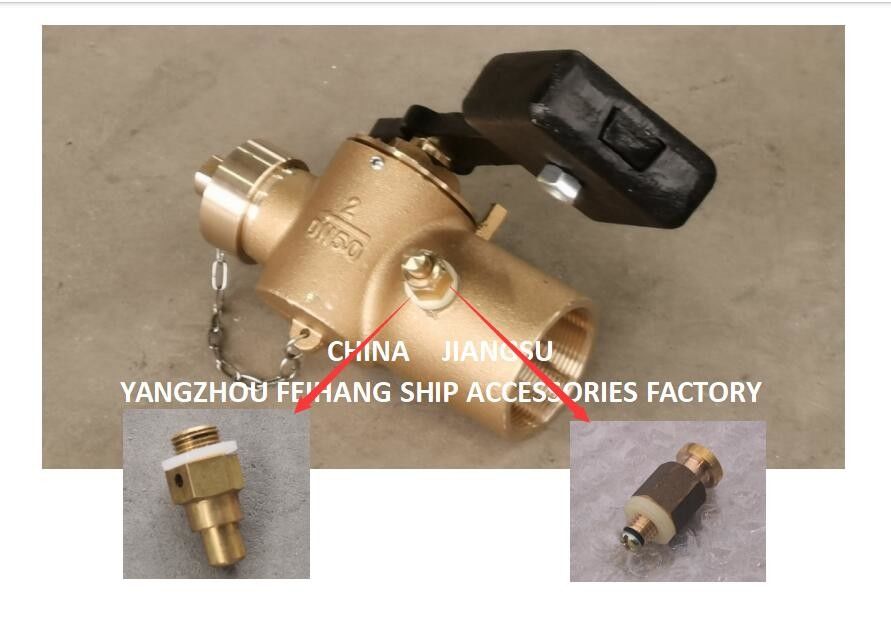 Dn6, válvula de ventilação de auto-fechamento carregada de molas para sonorização Válvulas de auto-fechamento Material Formulário de ligação de bronze/ latão