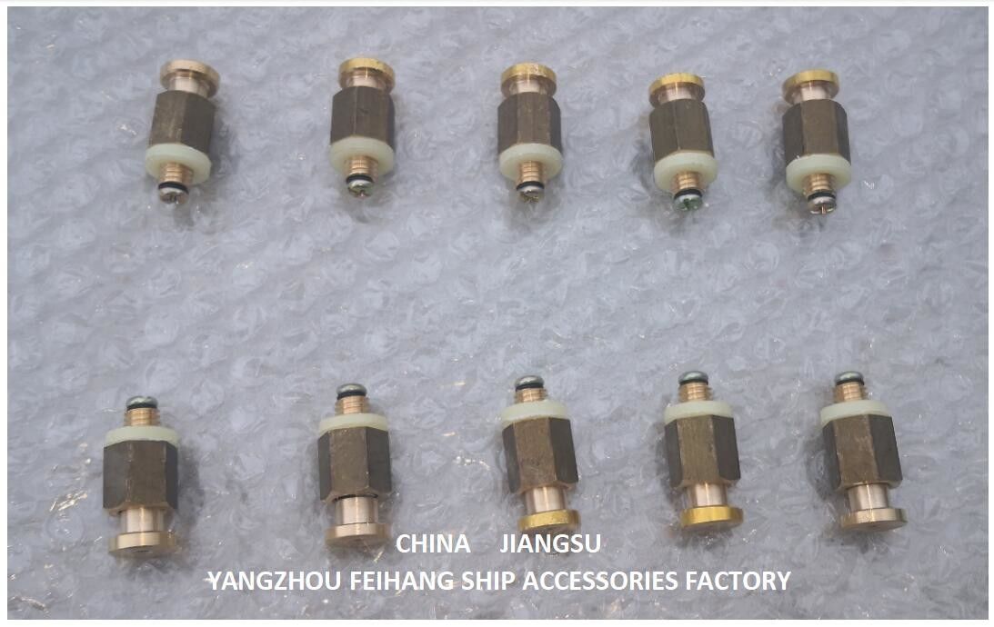 Dn6, válvula de ventilação de auto-fechamento carregada de molas para sonorização Válvulas de auto-fechamento Material Formulário de ligação de bronze/ latão